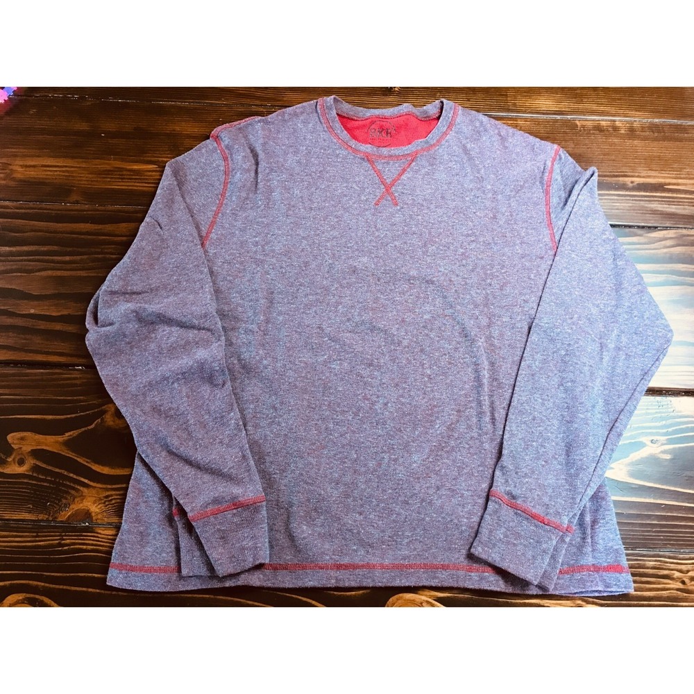 BKE Sweater, Men's Size XL, Red, Athletic Fit, Pullover, Crew Neck